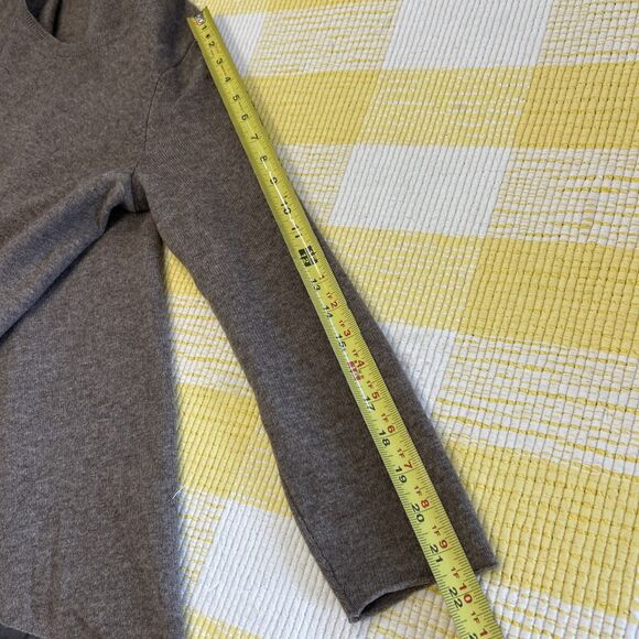 Joie Soft Cashmere Wool Blend Womens Brown Sz Small Tunic Knit Sweater Oversize - Picture 16 of 16